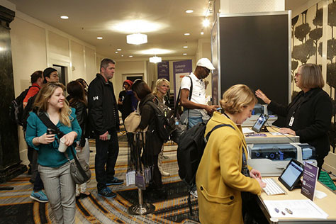 Registration desk