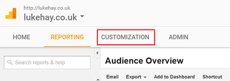 Custom reports in Google Analytics