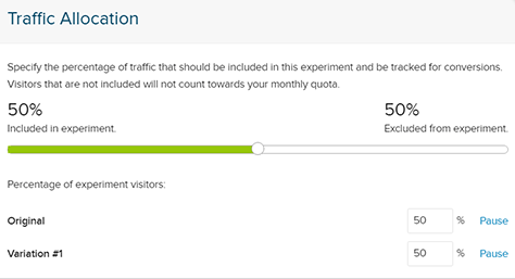 Optimizely audience allocation