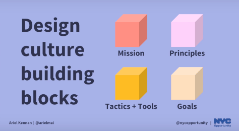 Design culture building blocks