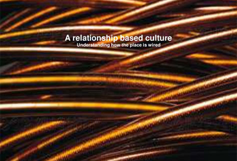 A relationship-based culture