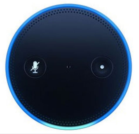 Amazon Alexa, embodied in an Echo Dot