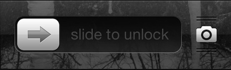 Camera icon on the iOS 6 lock screen