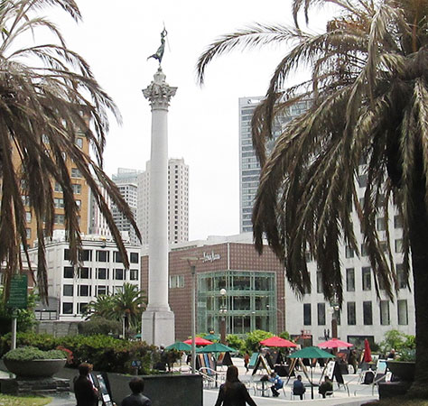 The Dewey Monument on Union Square