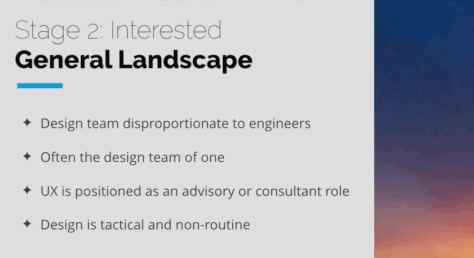 Stage 2: Interested—General Landscape