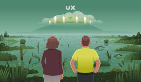 The view from the UX Swamp toward UX Paradise