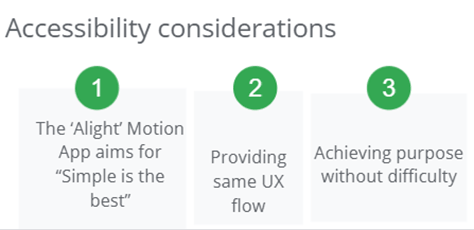 Our accessibility goals