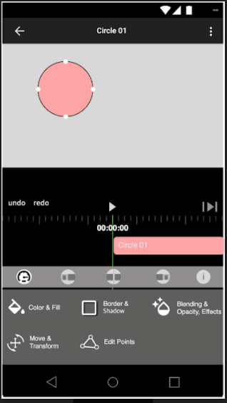 A digital wireframe of the app's layout