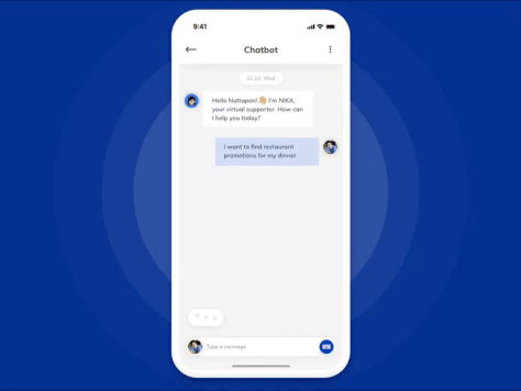 A chatbot app