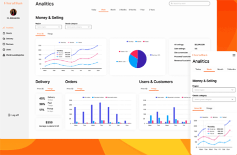 FloralSun dashboard