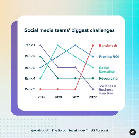 A social infographic