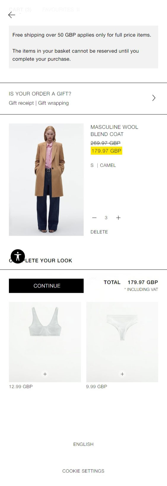 Usability Audit of the Zara Web Site :: UXmatters