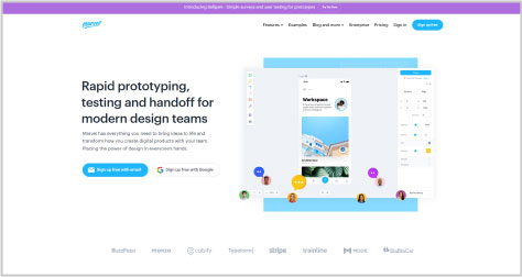 Marvel, a simple design, prototyping, and collaboration tool